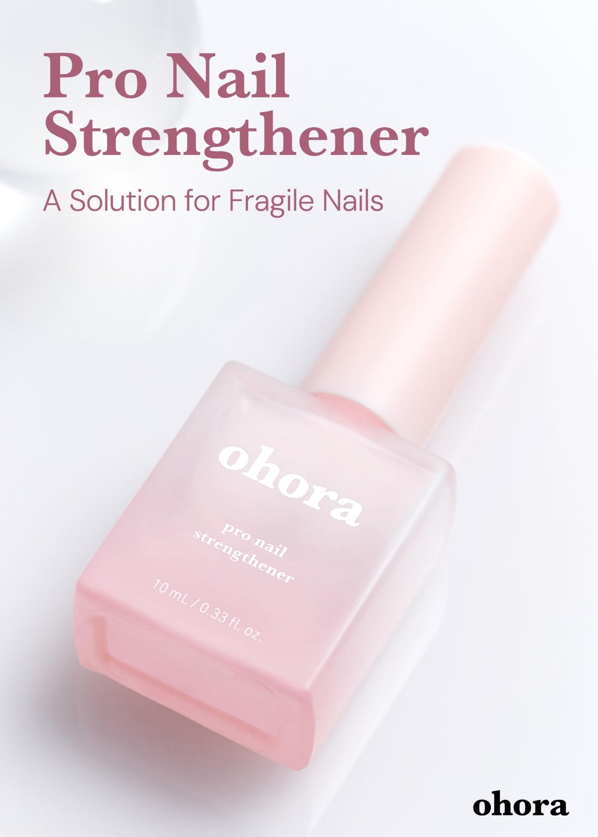ohora close-up gel texture displaying smooth finish and ridge filling benefit