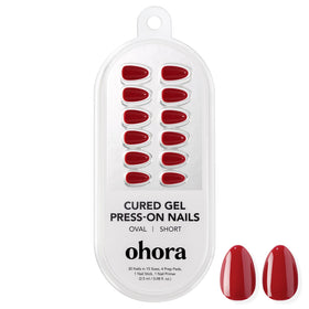 ohora close-up of gel surface showing high gloss and salon-like finish
