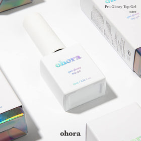 ohora cured nails under UV lamp showing high-gloss durability benefit