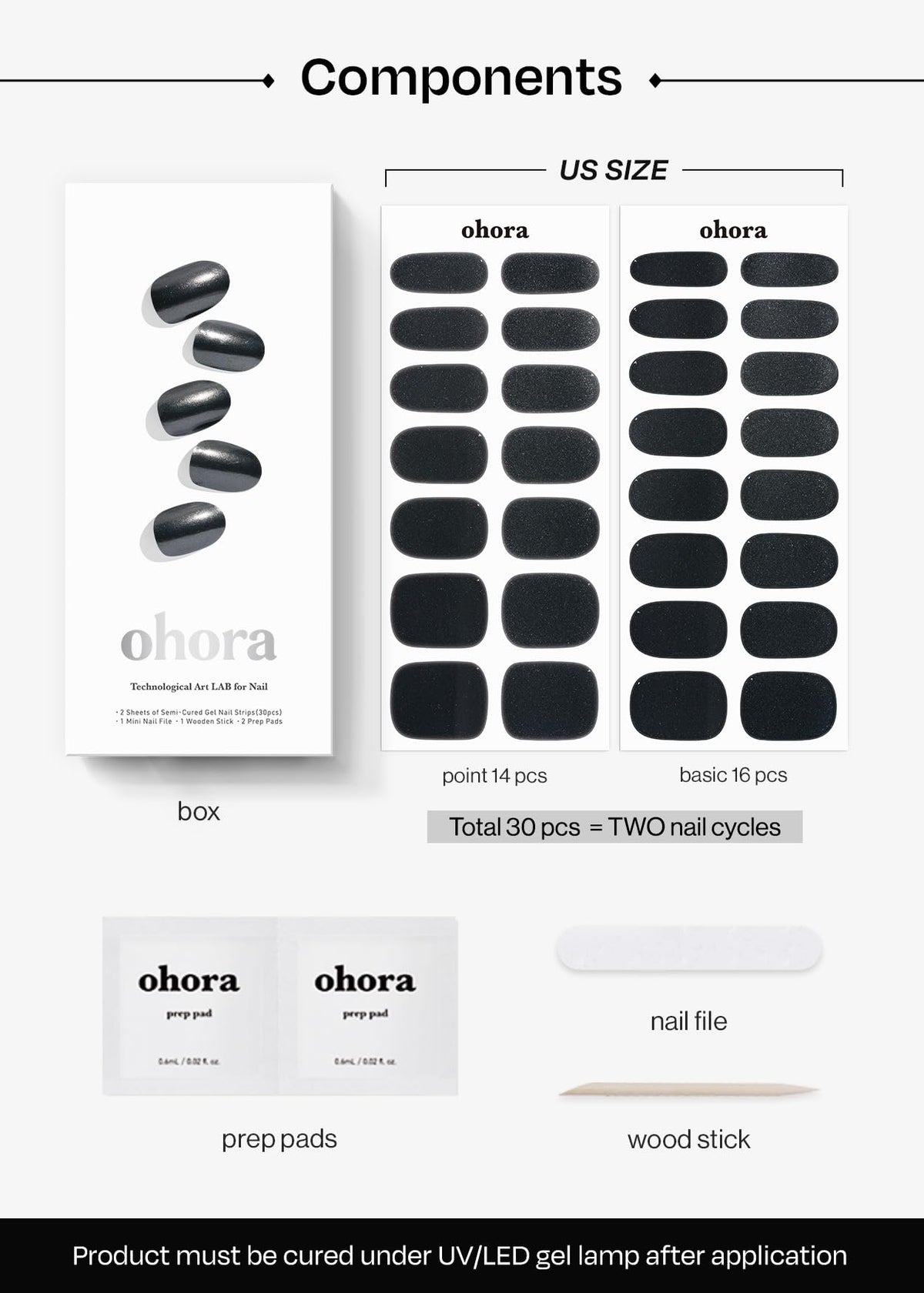 ohora filed nail edge detail showing clean finish and long-lasting adhesion