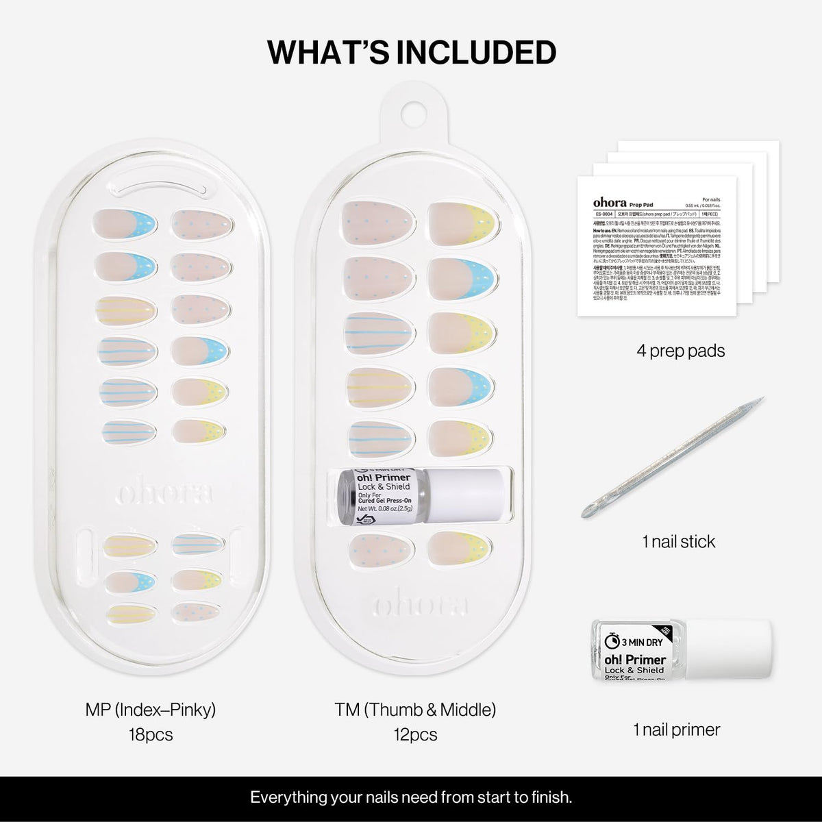 ohora finished manicure lifestyle shot showing polished, wearable look