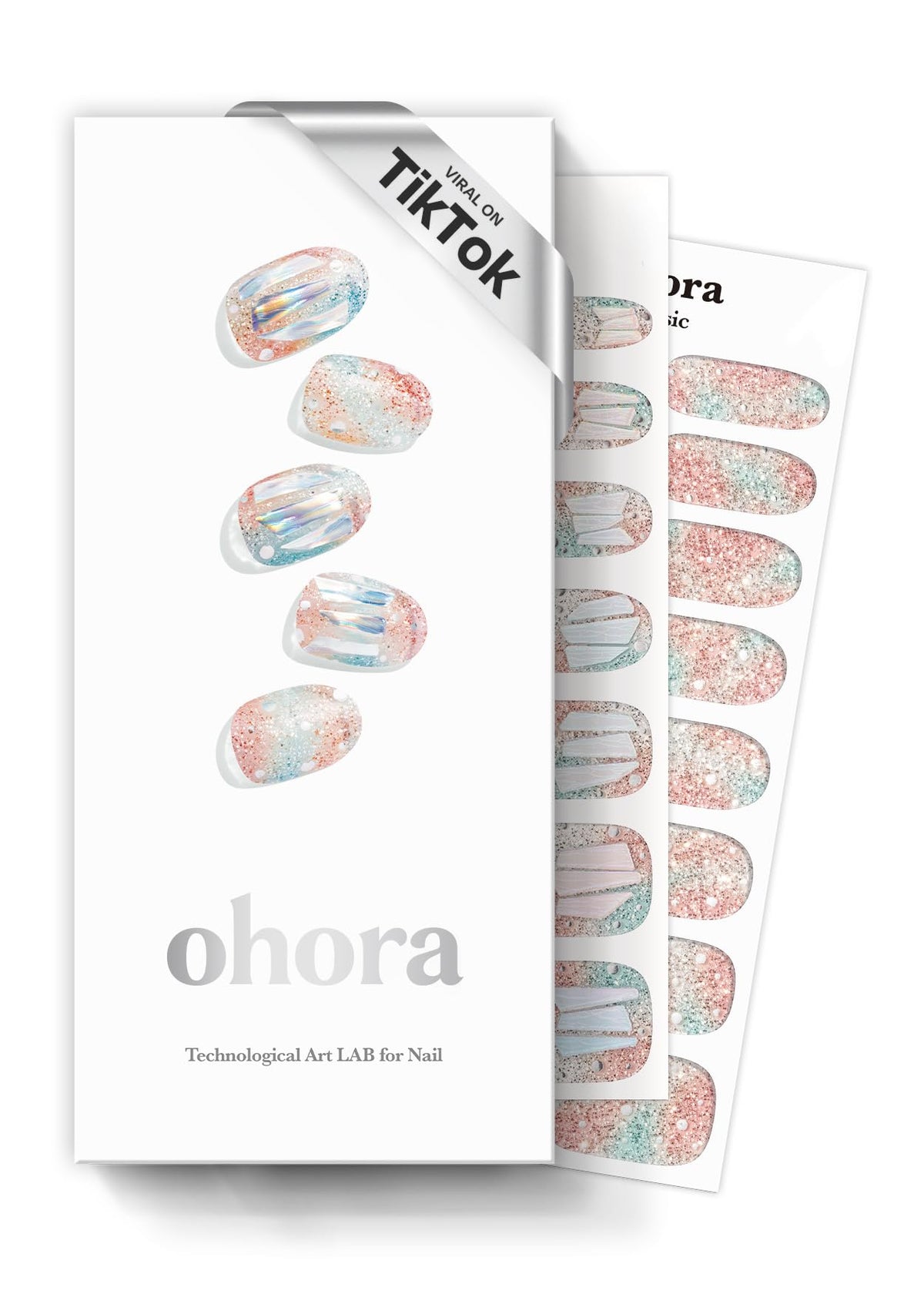 ohora front packaging showing kit contents and benefit of salon-quality results