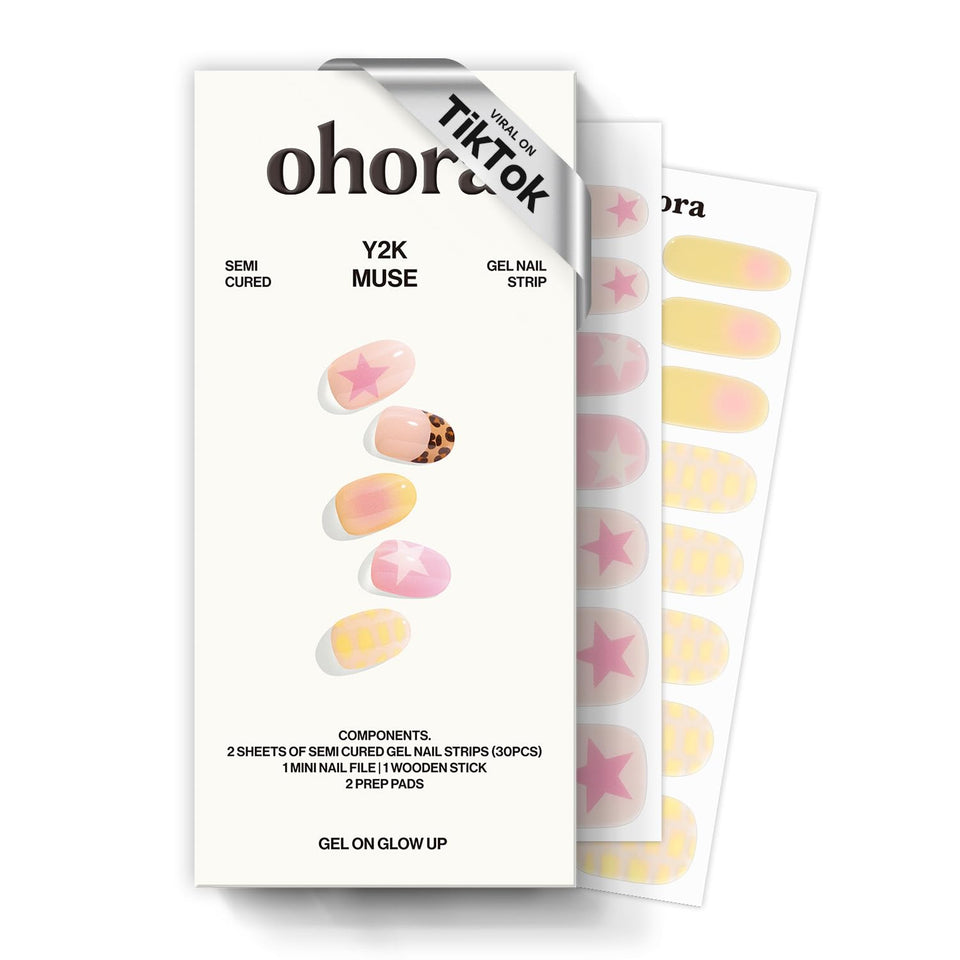 ohora front box showing N Y2K Muse design and included kit benefits