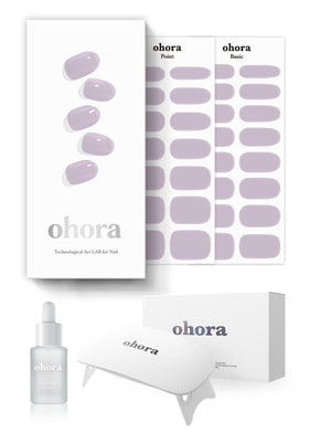 ohora front packaging of N Cream Lavender starter kit showing complete set and benefits