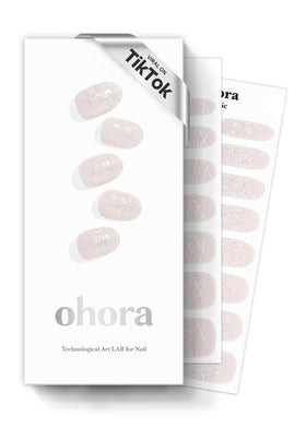 ohora front packaging showing organized strips and tools for easy home application