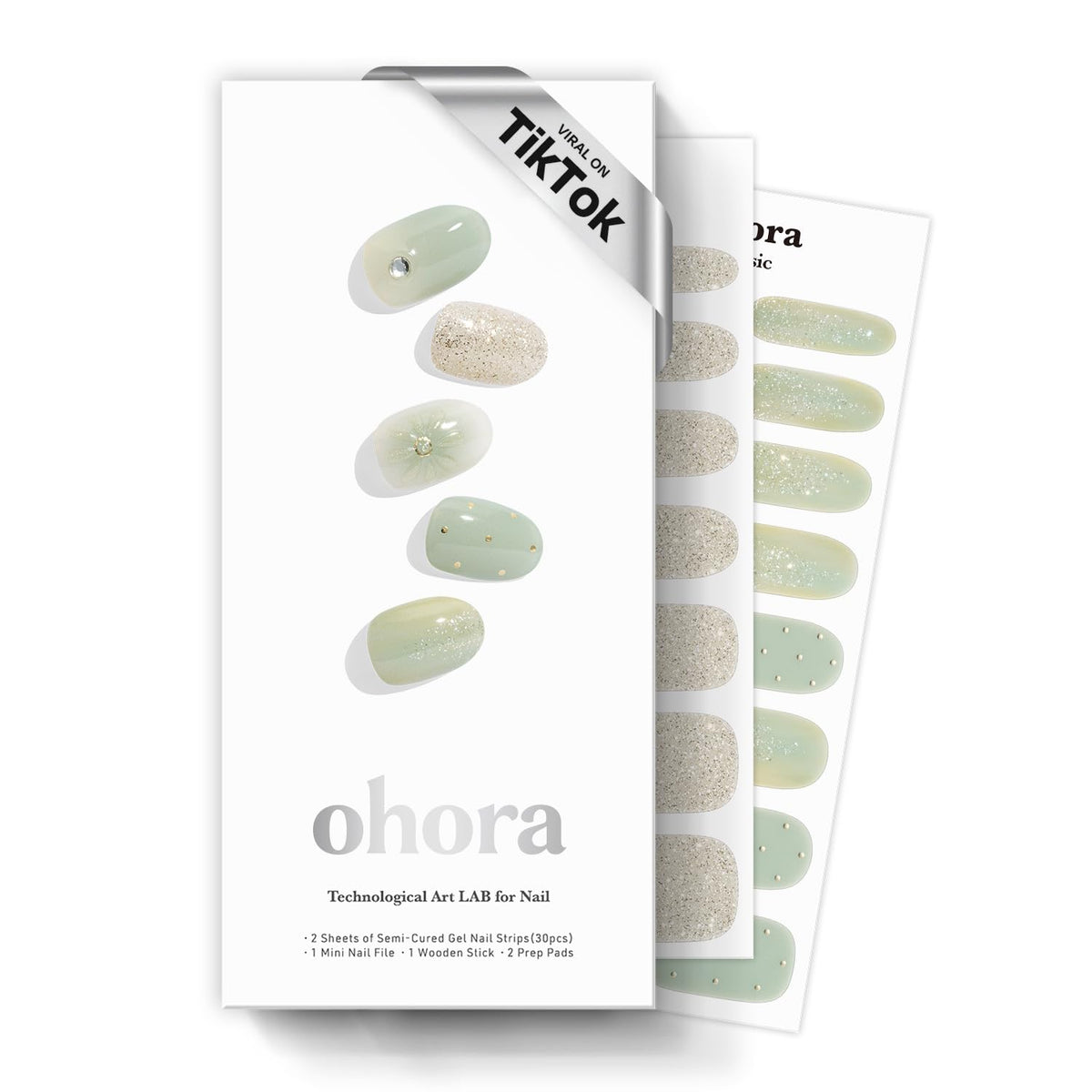 ohora front packaging showing N Puffy Bloom set and included tools for quick start