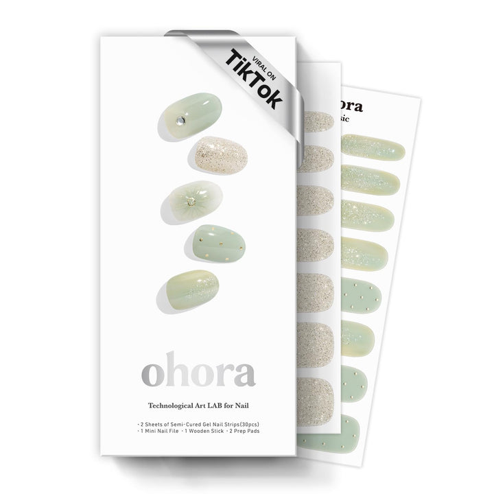 ohora front packaging showing N Puffy Bloom set and included tools for quick start