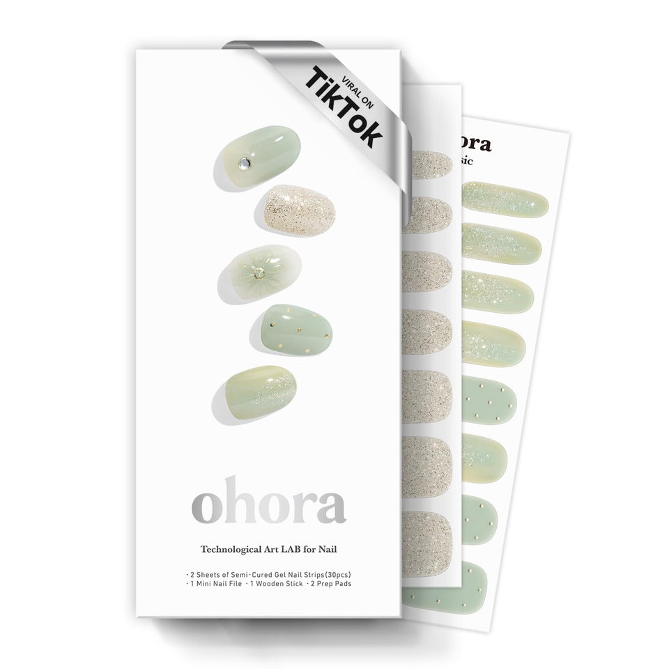 ohora front packaging showing N Puffy Bloom set and included tools for quick start