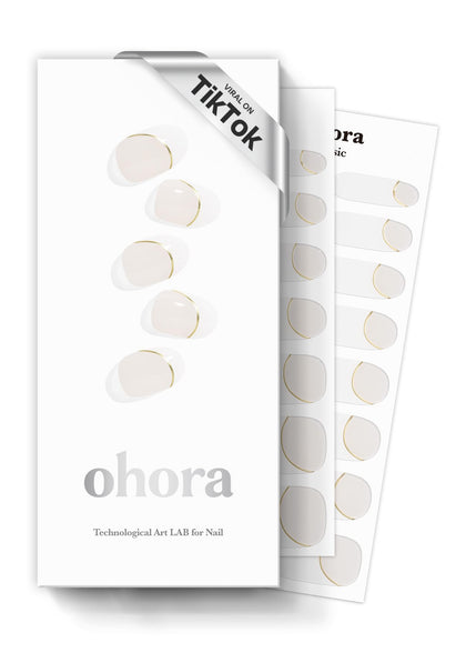 ohora front packaging showing N Sylph white French design and kit contents