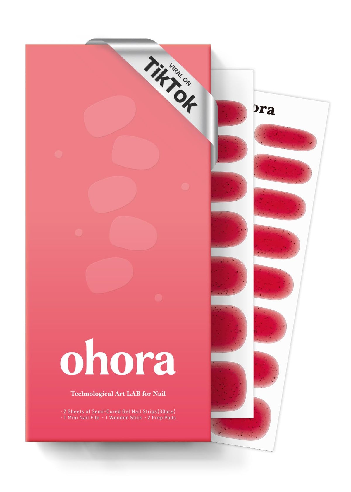 ohora front packaging showing kit contents and clear benefit convenience