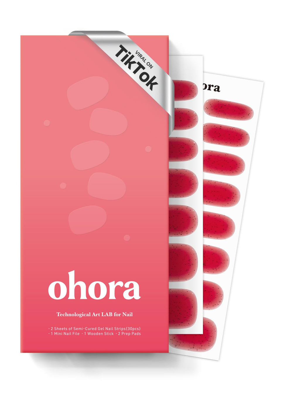 ohora front packaging showing kit contents and clear benefit convenience