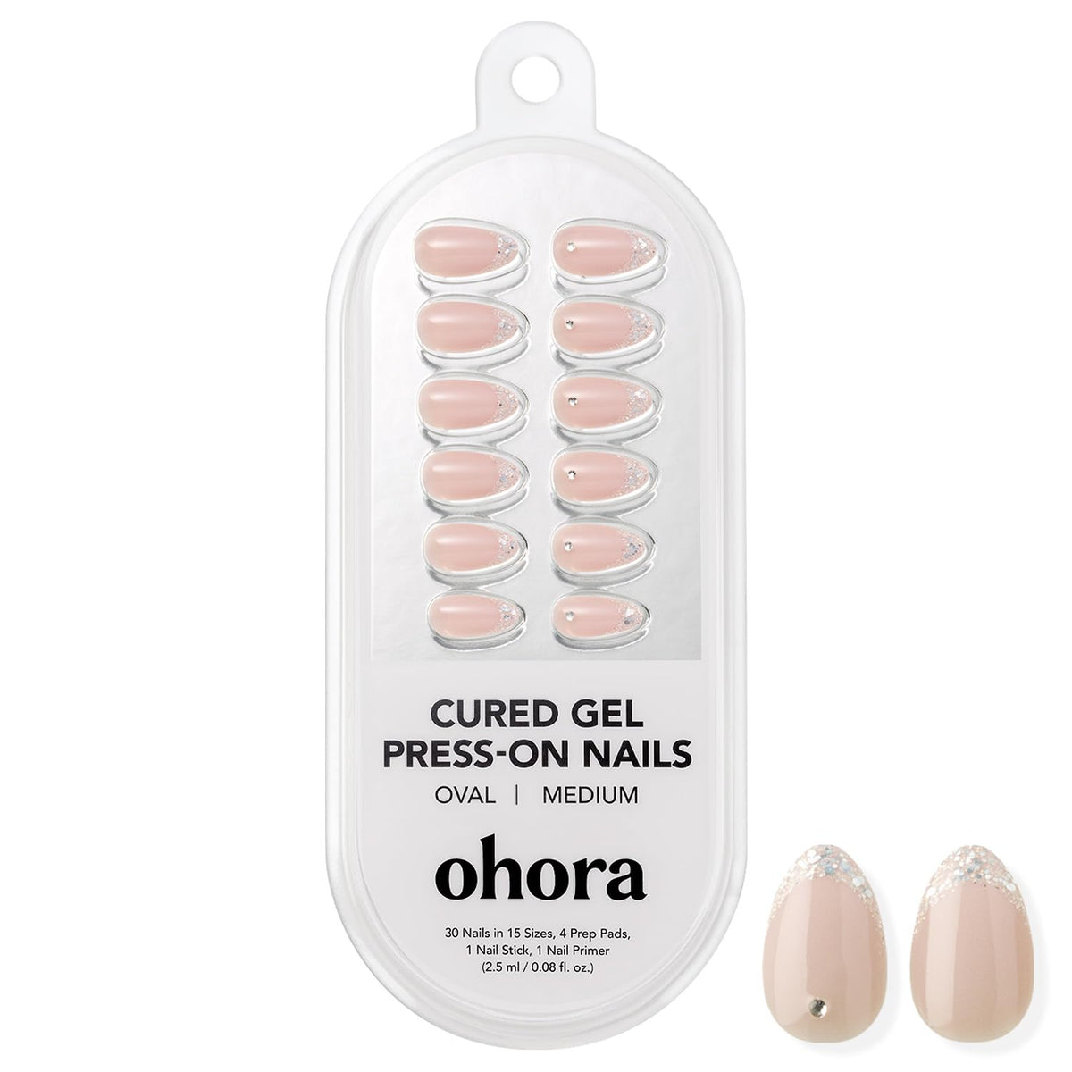 ohora array of 15 sizes displayed for a precise fit benefit