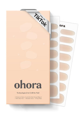 ohora front packaging showing N Bare Milk Tea and included accessories benefits quick start