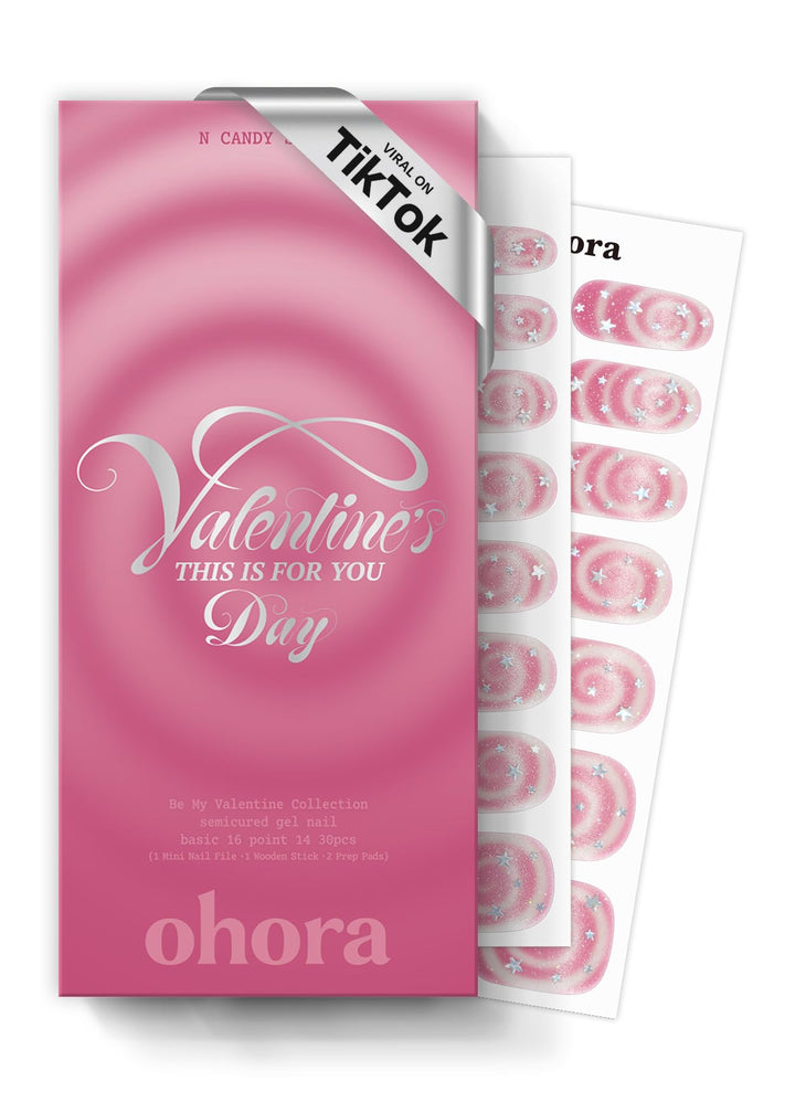 ohora front packaging showing N Candy Swirl kit and included tools, clear contents