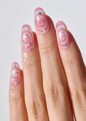 ohora arranged nail strips highlighting pattern variety and size options for fit