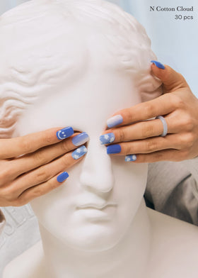 ohora hand applying a strip demonstrating quick at-home application and precise placement advantage