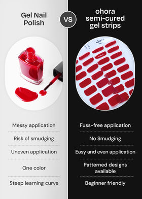 ohora applied on natural nails showcasing salon-quality finish and durable wear