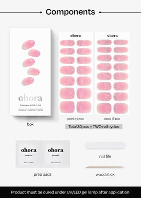 ohora curing under lamp demonstrating compatibility with LED UV lamps