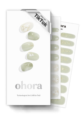 ohora front packaging showing N Green Tea shade and included tools for quick identification