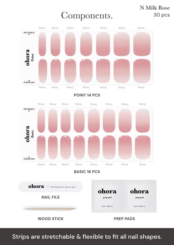 ohora cured nails with glossy sheen showing durable salon-quality finish