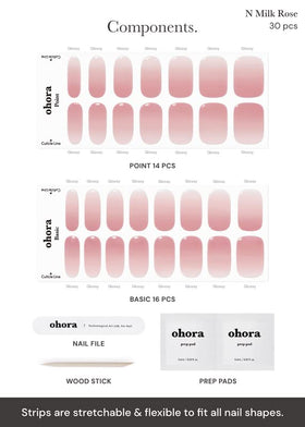 ohora cured nails with glossy sheen showing durable salon-quality finish