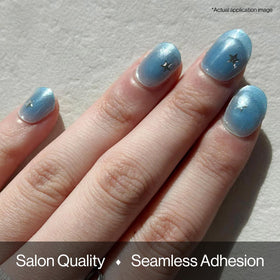 ohora visible filed edge being smoothed for precise custom-fit nails benefit