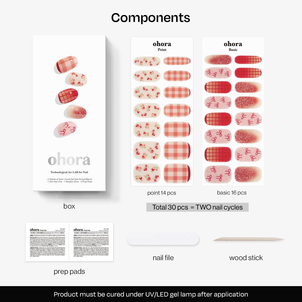 ohora finished manicure on coffee table showing everyday wearability and style