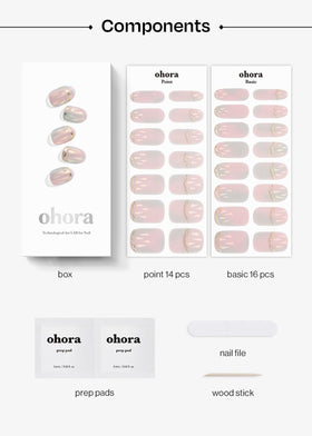 ohora nail strip curing under UV lamp demonstrating quick hardening and long-lasting wear