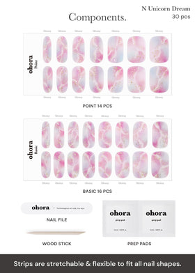 ohora cured nails showing high gloss shine, delivers salon-quality finish