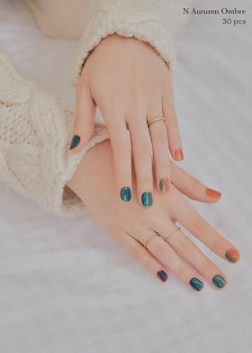 ohora cured nails under UV/LED lamp demonstrating durable shine and chip resistance