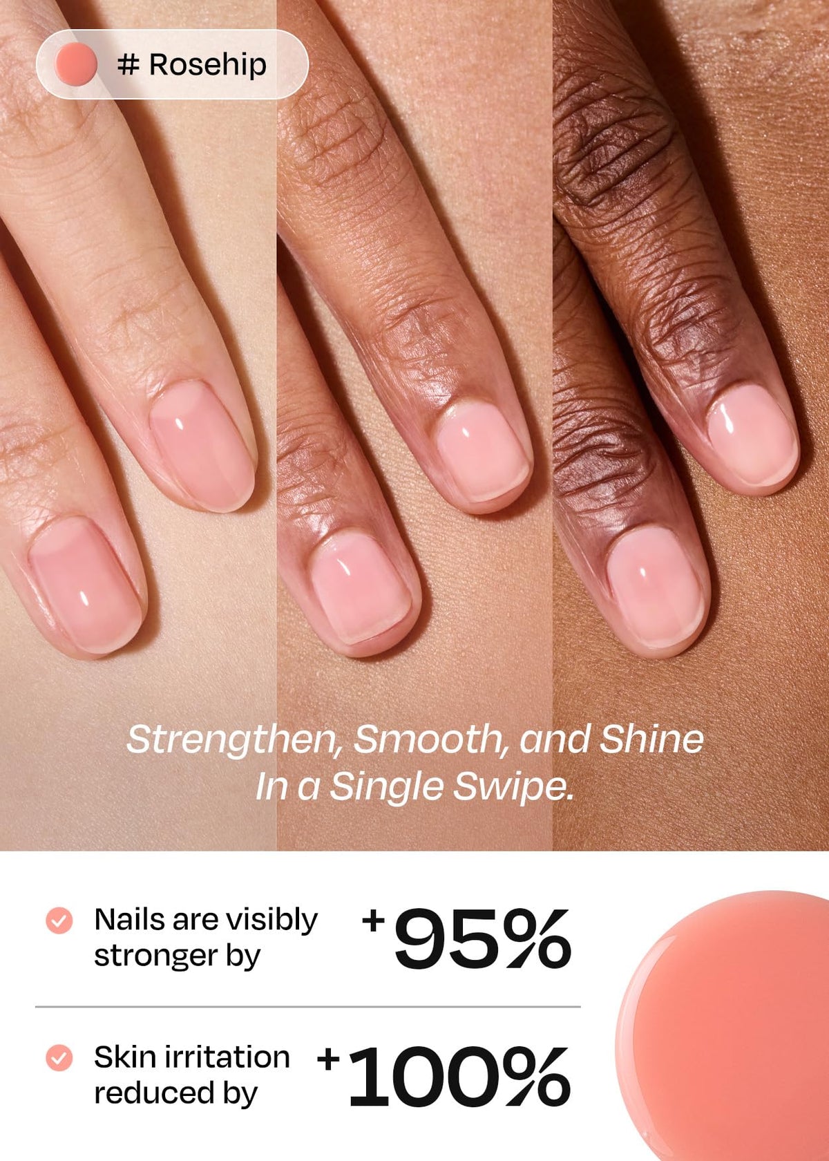 ohora brush applying polish for precise, quick-dry finish benefit