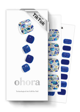 ohora front packaging showing kit contents and colorful pedicure options
