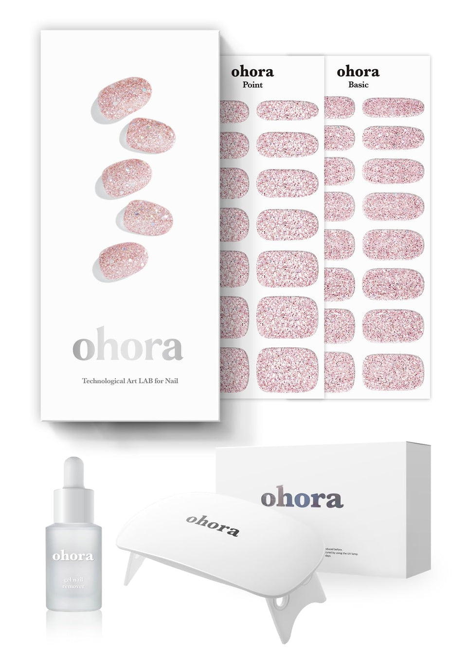 ohora packaging showing Pixie Dust kit and benefits