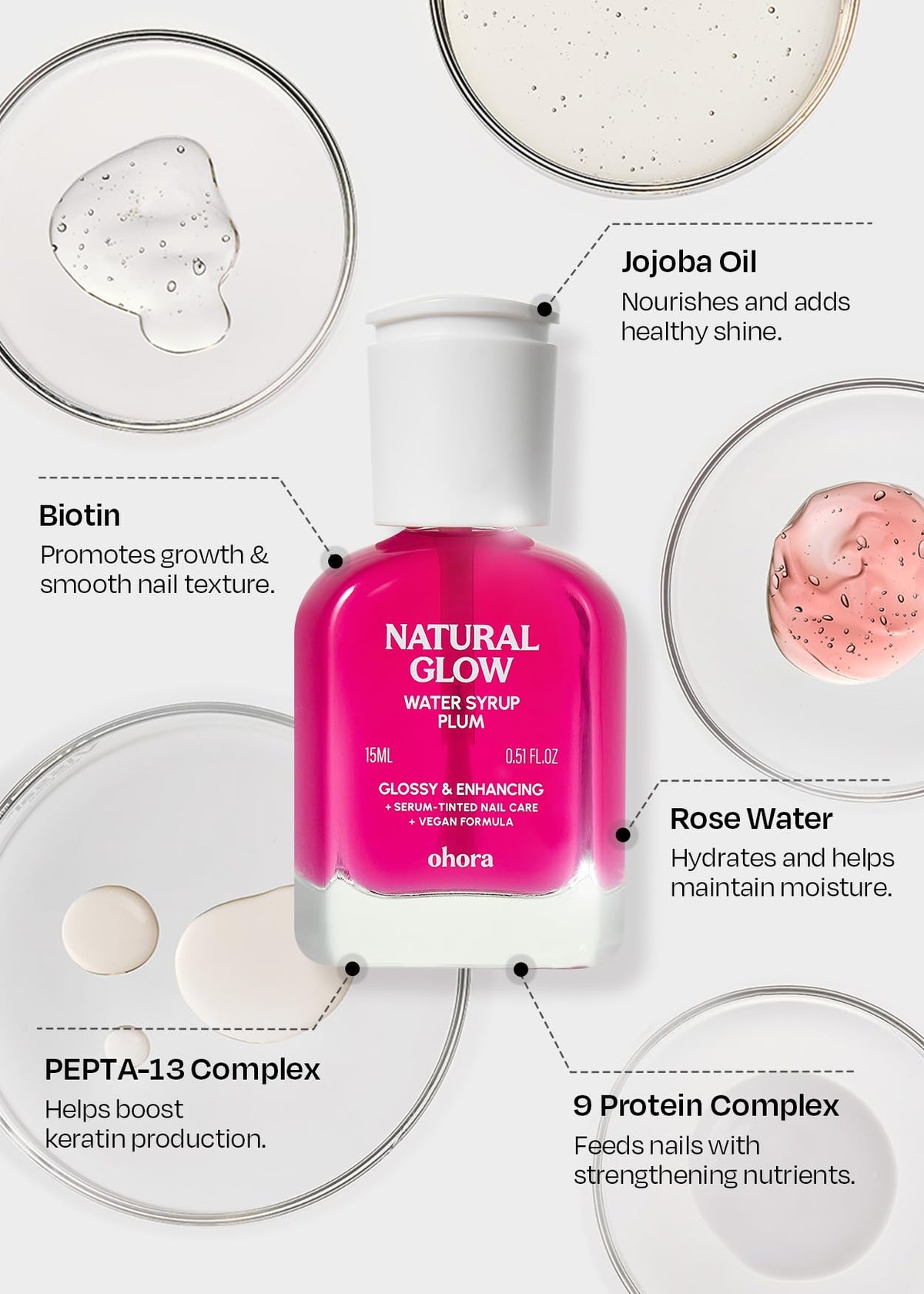 ohora bottle on vanity with accessories conveying salon-quality results at home