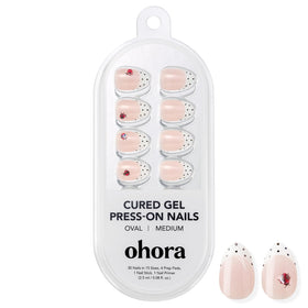 ohora Polka Lady close-up of gel texture highlighting salon-like shine
