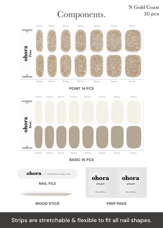 ohora prep pads and wooden stick displaying clean application benefit
