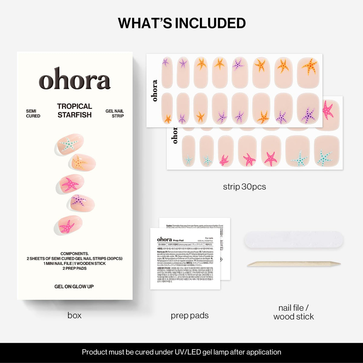 ohora gentle removal demo lifting strip to show less nail damage