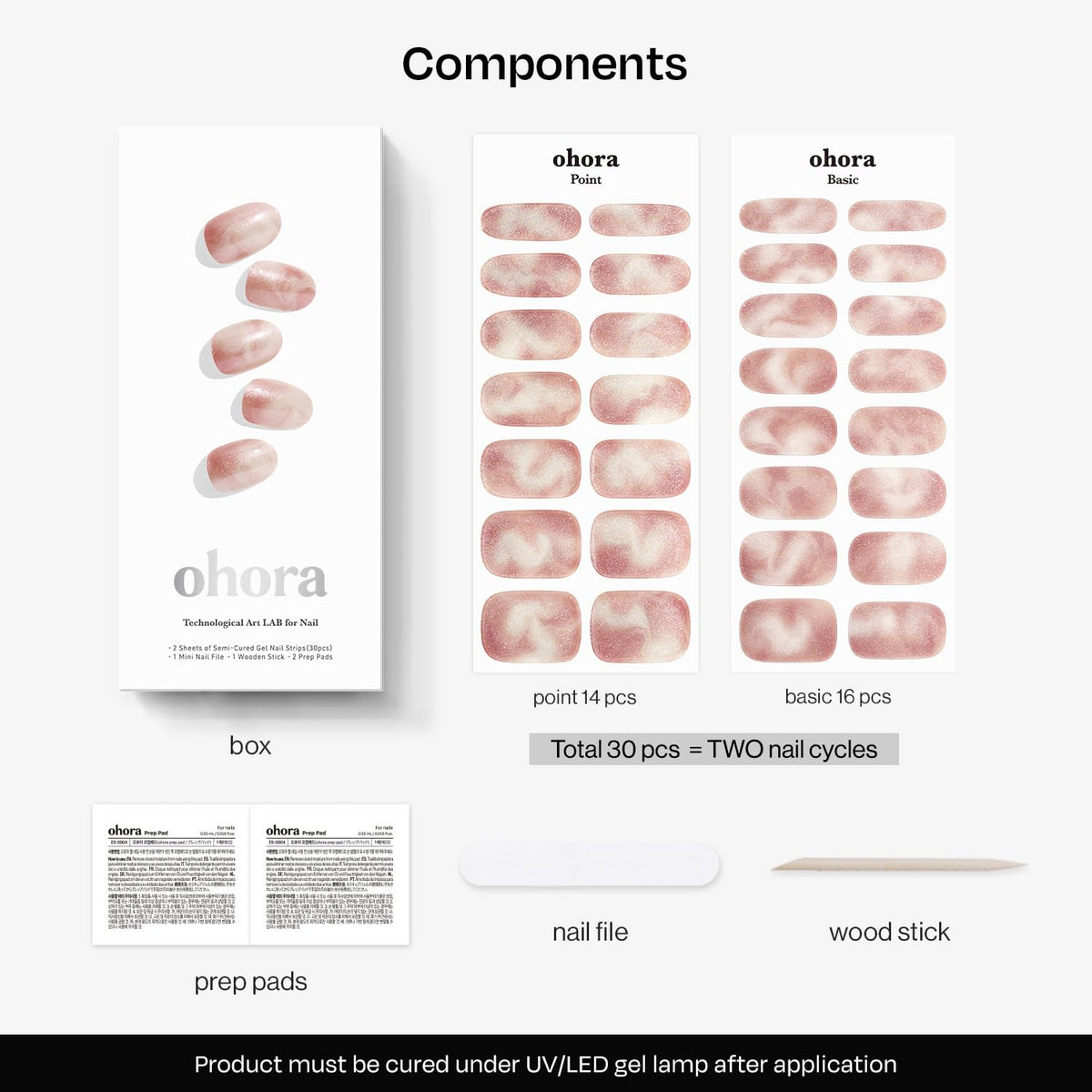 ohora gentle removal using wooden stick to protect natural nails