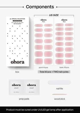 ohora strips next to ruler to show size variety and custom fit benefit