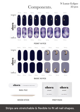 ohora strips on hand for scale comparison showing fit options and quick salon look
