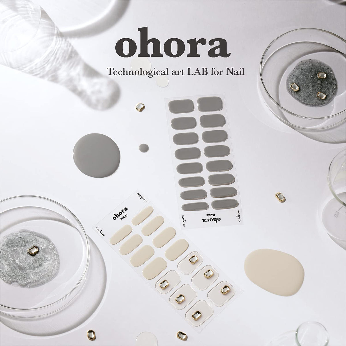 ohora side profile showing ombre gradient, subtle natural-looking finish