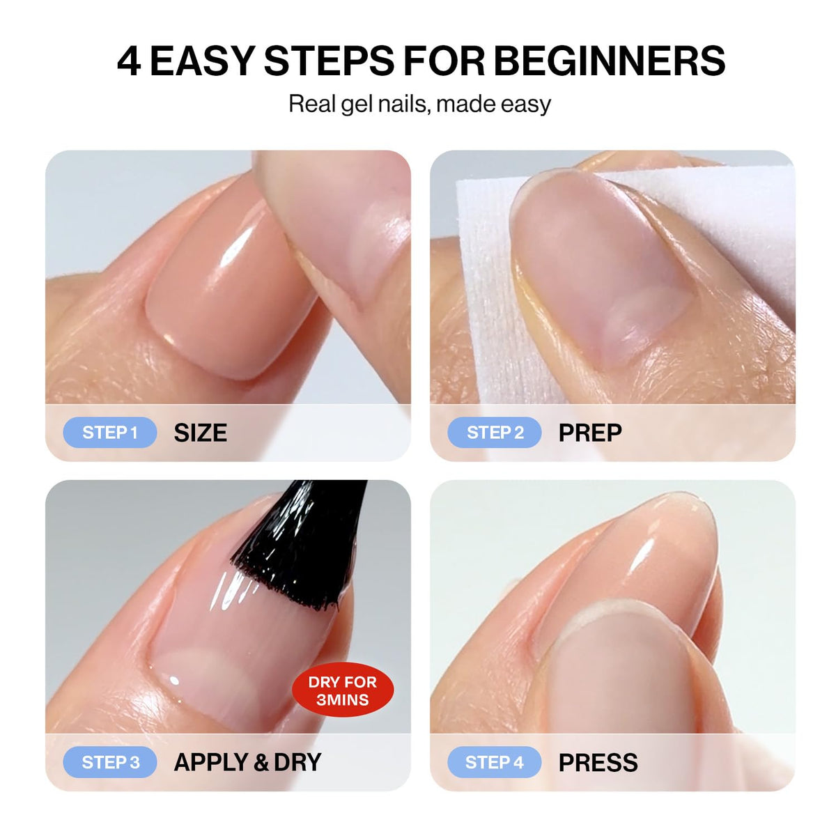 ohora size comparison on fingers illustrating correct fit and natural appearance