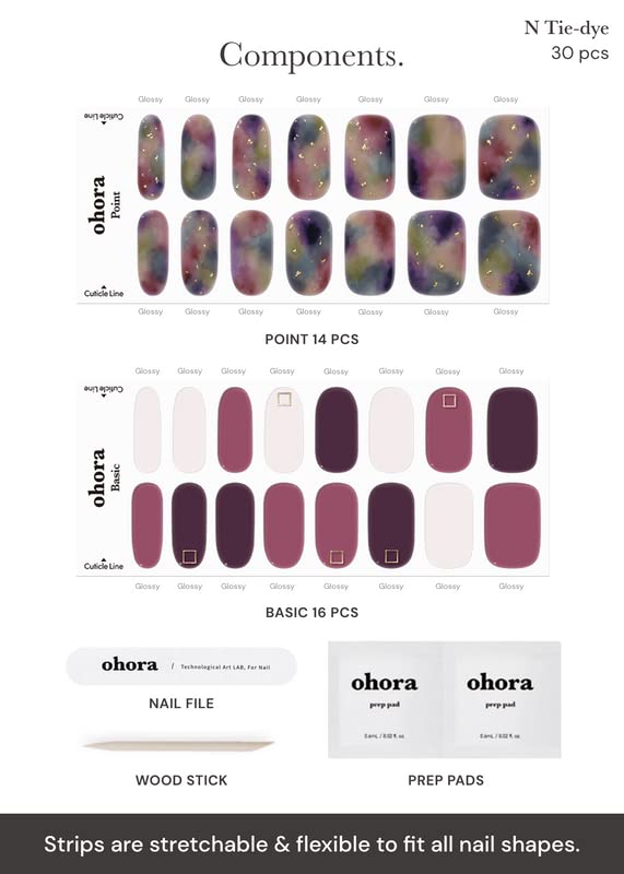 ohora assortment laid out to show 15 sizes for perfect fit benefit