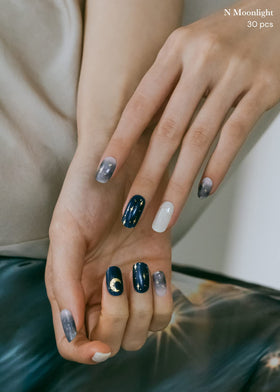 ohora size selection chart with strips to ensure a perfect nail fit