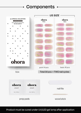 ohora layout of 15 different strip sizes illustrating perfect fit options
