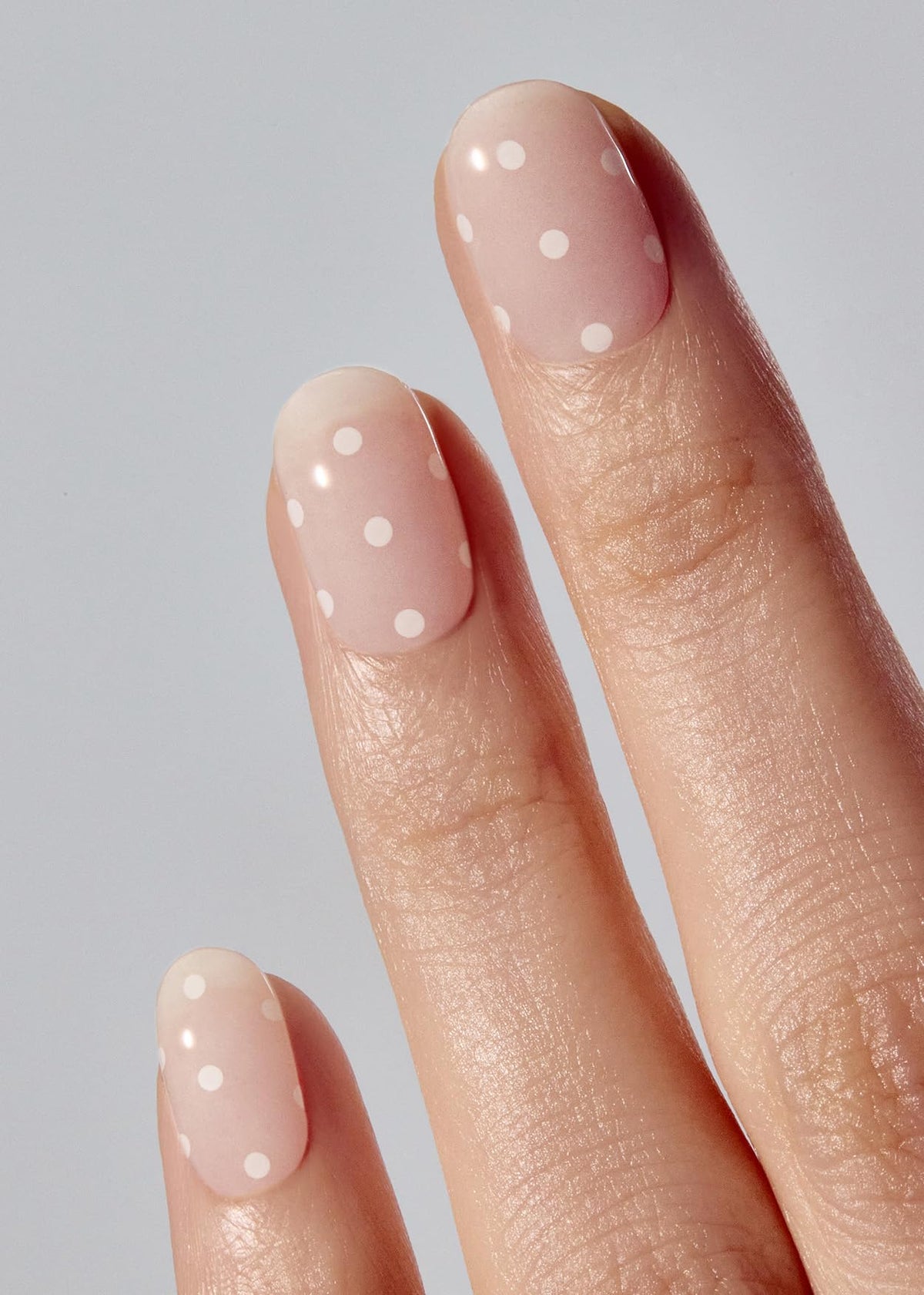 ohora close-up of gel strip texture showing smooth glossy finish benefit