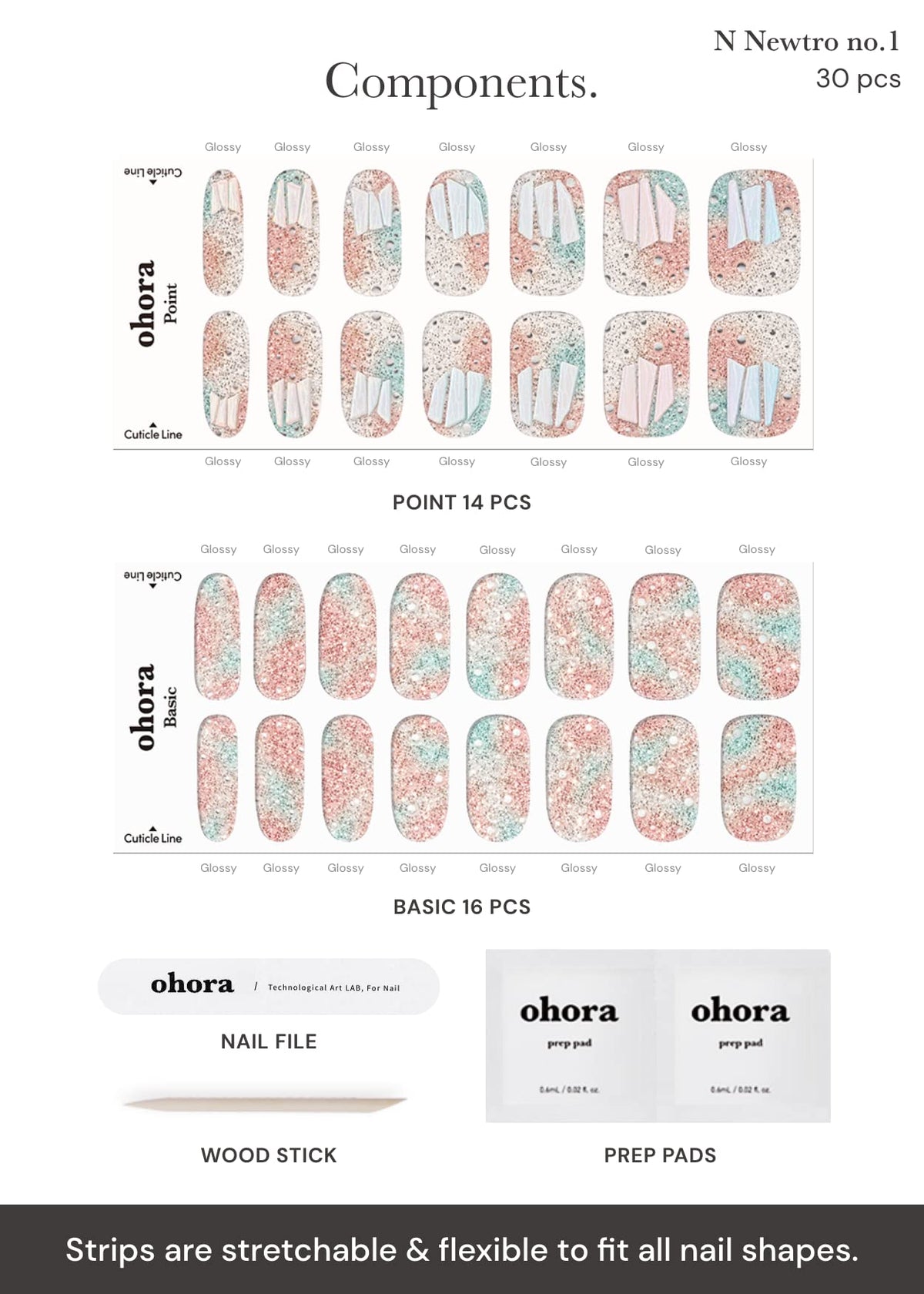 ohora detailed sheen and texture of semi cured gel highlighting glossy finish