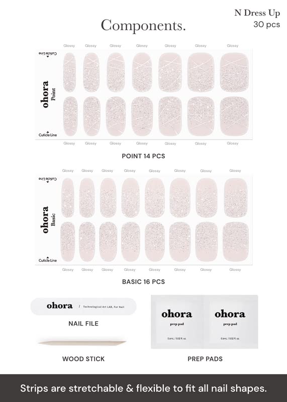 ohora glossy top layer close-up revealing waterproof finish and long-lasting shine