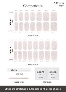 ohora glossy top layer close-up revealing waterproof finish and long-lasting shine