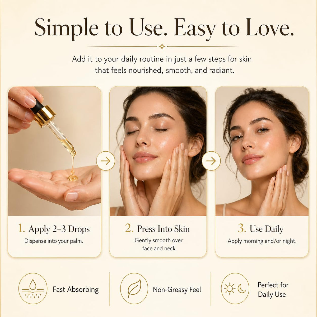 OICE-MALL used with gua sha tool illustrating smooth slip and comfortable massage